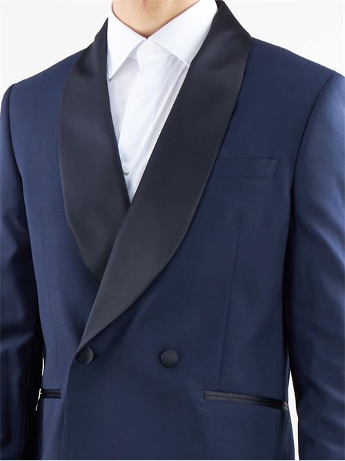 Smockign double breasted suit Manuel Ritz MANUEL RITZ | abito | 3630AR334824000088